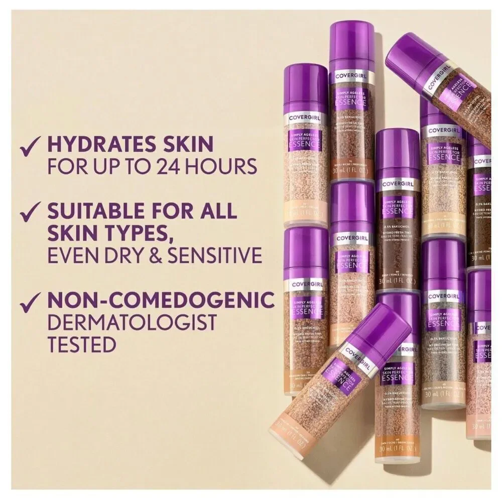 Cover girl x Olay 3x medium 3 in 1 essence + foundation makeup beige beauty skin